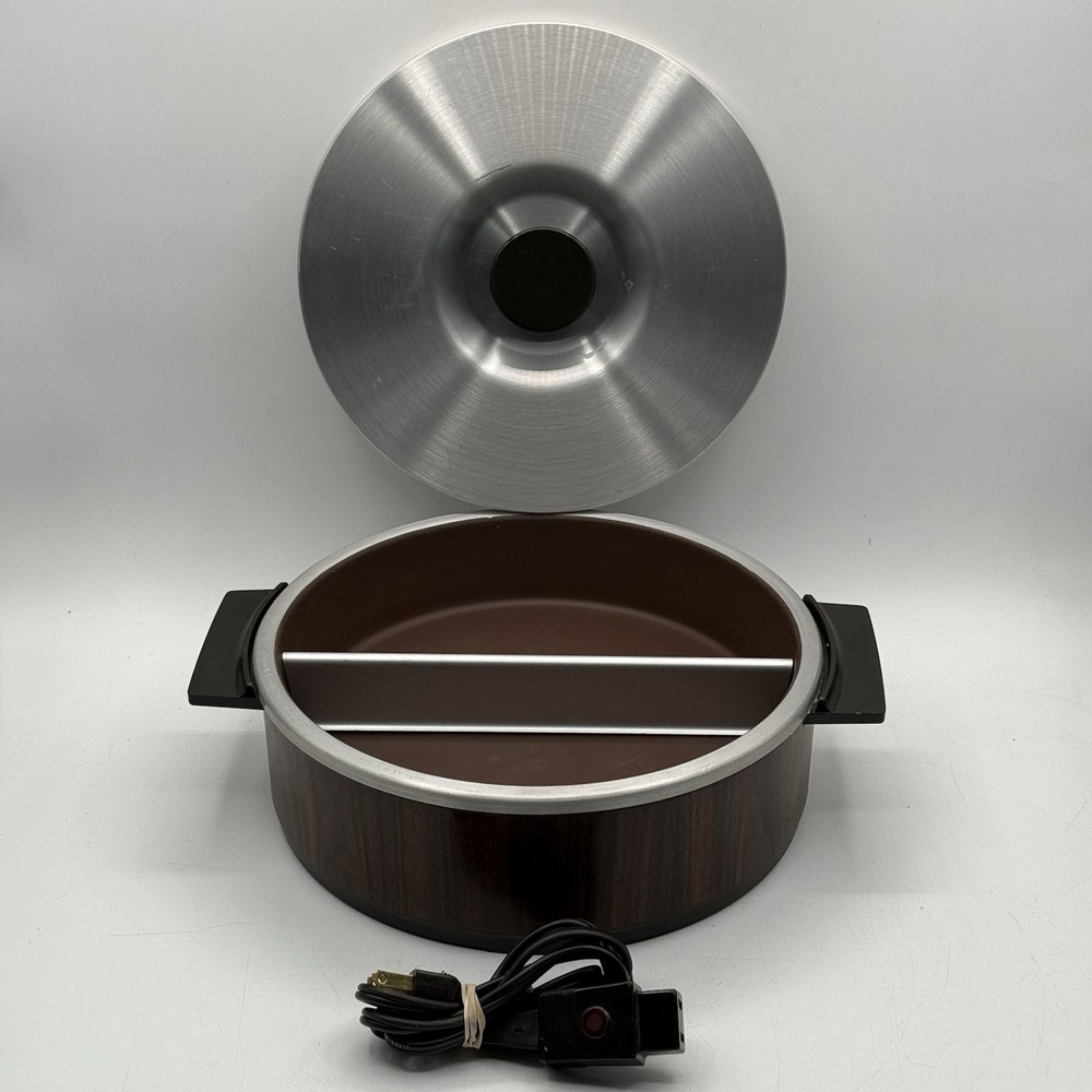Vintage Retro Stay Warm Remington Warming Divided Electric Serving Dish‎ Heating